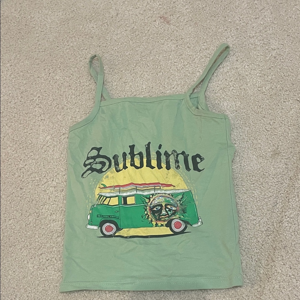 Green Sublime Tank Top